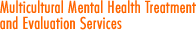 Multicultural Mental Health Treatment Details